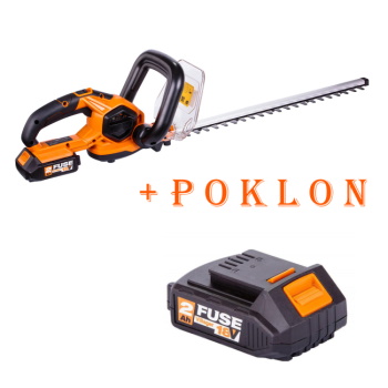 Villager Fuse akumulatorski trimer za živu ogradu VHT 4420 056367 + POKLON Villager Fuse baterija 18V 2.0Ah 056370 Villager Fuse akumulatorski trimer za živu ogradu VHT 4420 056367 + POKLON Villager Fuse baterija 18V 2.0Ah 056370